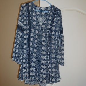 En Creme Patterned Tunic